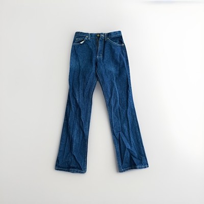 Vintage Lee Jeans Made in USA Bootcut Dark Wash 90s Denim