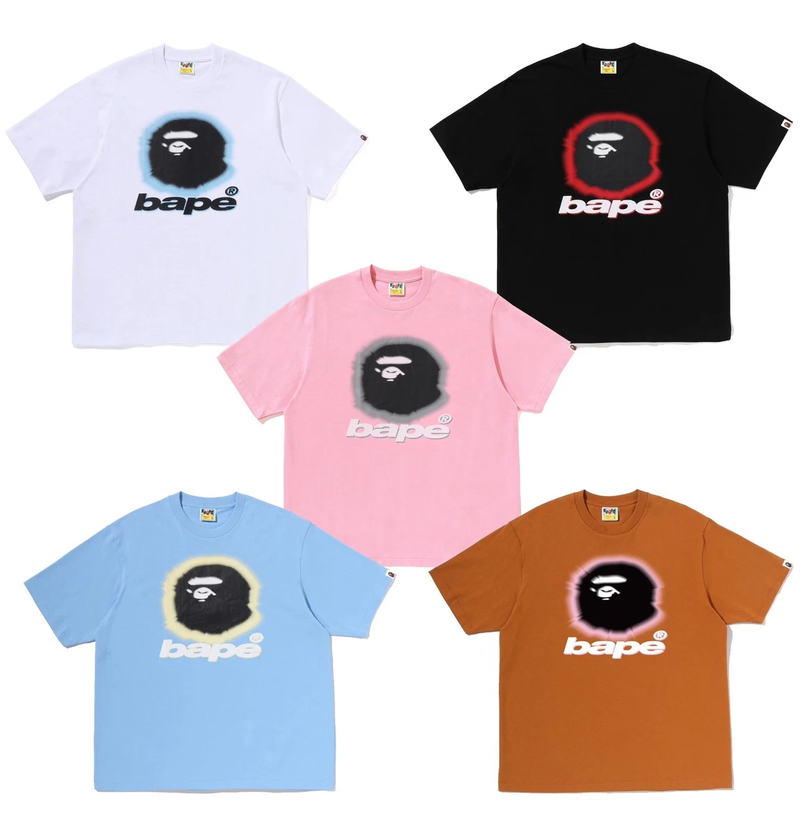 A Bathing Ape Short Sleeve Pink Shirts for Men for sale | eBay