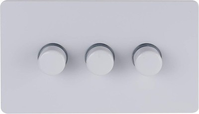 Schneider GU6432LMPWP 3 Gang LED Dimmschalter 2-fach Ultimate schraubenlos weiß