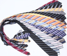 279   LOT OF 15 MICHAEL KORS  STRIPED MEN'S TIE 100 SILK MADE IN CHINA