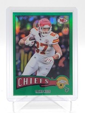 TRAVIS KELCE 2025 TOPPS CHROME 1975 GREEN REFRACTOR #1975-17 /99 CHIEFS Q5692