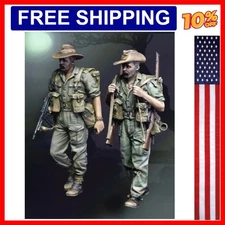 1/35 Scale Die-Cast Resin Figure Model Kit WWII British Special Forces (Myanm...
