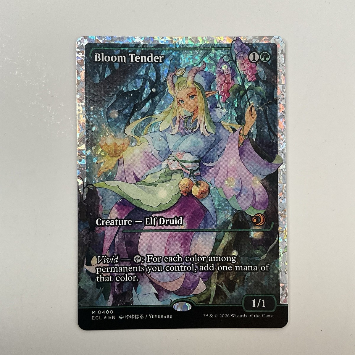 MTG Bloom Tender (400) *Fracture Foil* Showcase Lorwyn Eclipsed MT