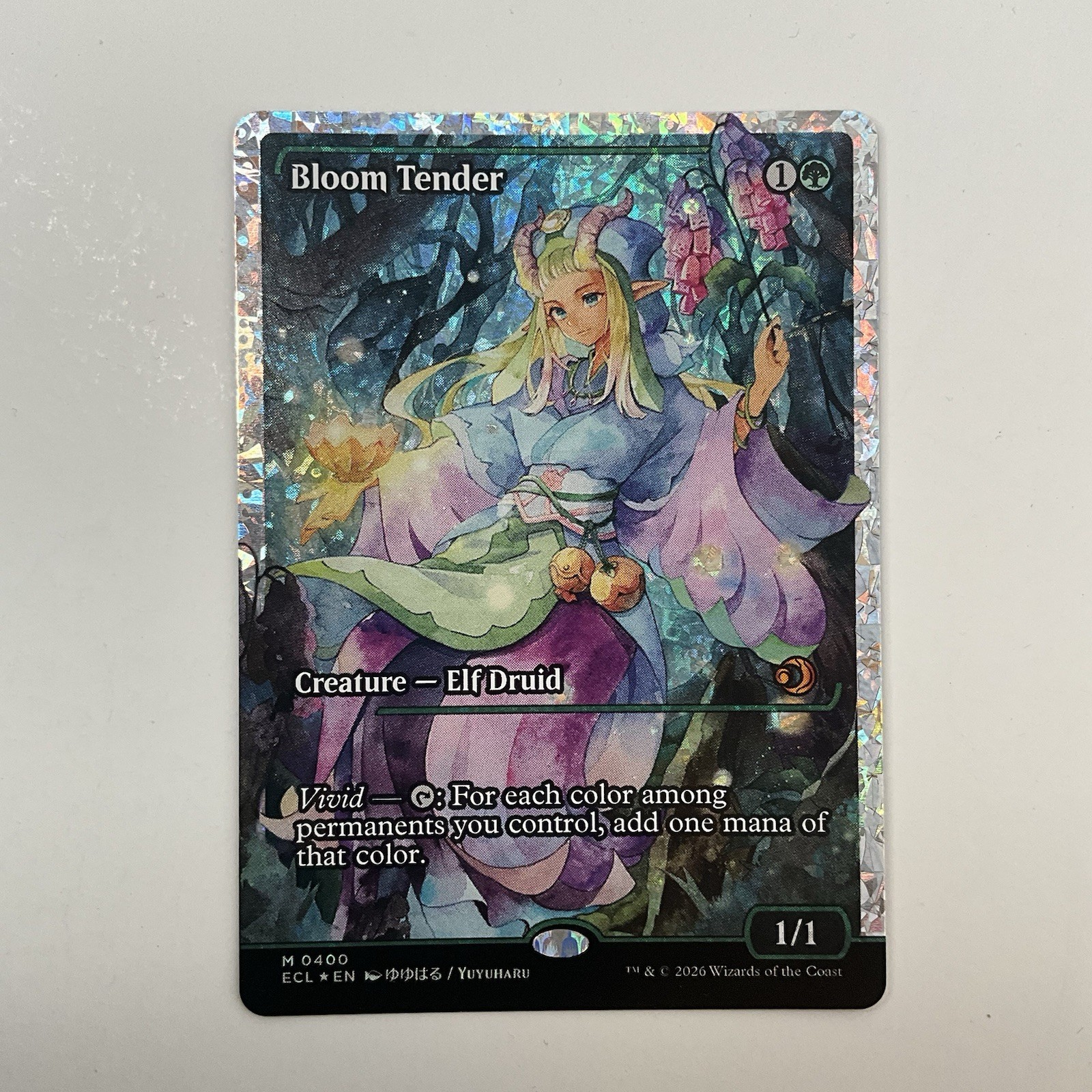MTG Bloom Tender (400) *Fracture Foil* Showcase Lorwyn Eclipsed MT/NM Ultra Rare
