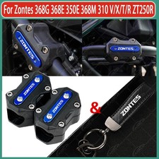Engine Crash Bar Bumper Guard & keychain For Zontes 368G 368E 368M 310 V/X/T/R