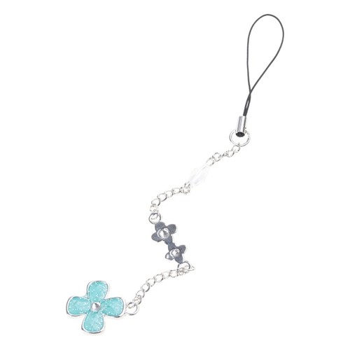 Pendentif fleur animé dessin animé année 2000 téléphone charme chaîne sangle sac décoration lanières - Photo 4/17