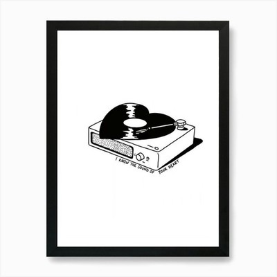 I Love You 1 Art Print Framed Wall Art Poster Canvas Print Picture