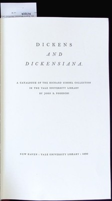 Dickens and Dickensiana. Podeschi, John B.: