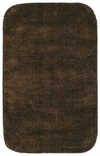 Garland Rug Traditional Nylon Washable Chocolate 24" X 40" Bath Rug Soft, Ab...
