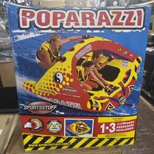 Sportsstuff Poparazzi | Towable Tube for Boating with 1, 2 and 3 Rider Options