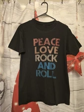 Women's Large Black Graphic Tee, 100% Cotton, No Tags, SHEIN