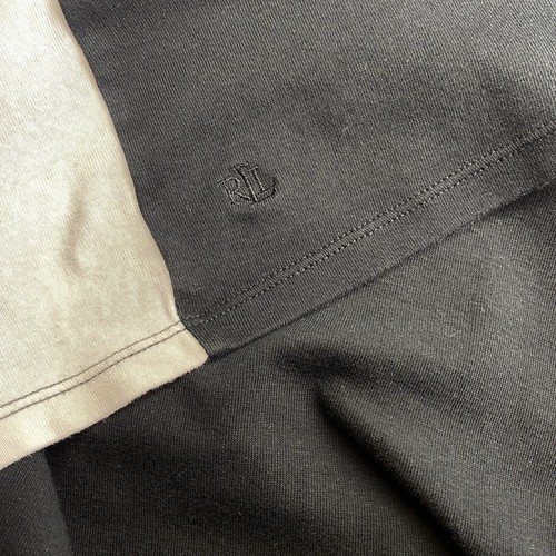 Lauren Ralph Lauren Black Label Women's Top XL Black White Classic Office - Picture 6 of 7