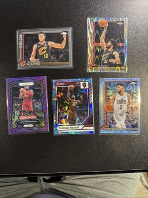 Cleveland Cavaliers NBA Team 5-Card Lot - Mitchell, Hunter, Jerome, Allen