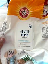 Arm  Hammer Dog Grooming Wipes Natural Deodorizing Pet Wipe W/ Coconut 100 Ct