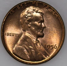 1956-P Wheat Cent, Popular Collector Coin, Uncirculated As Shown [SN30]