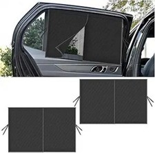 Magnetic Double Layer Car Window Sunshade, 2-Pack Side Window Priva Size: Rear