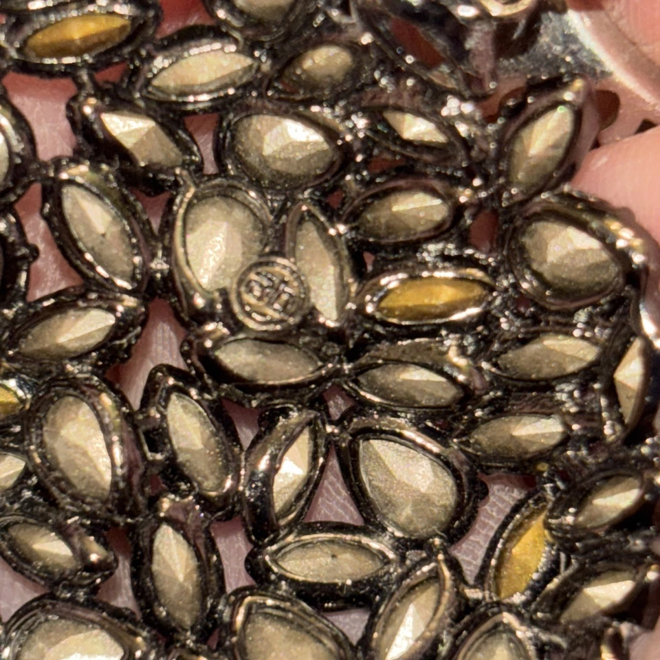 100% Подлинный Alexis Bittar Nova маркиз синий кристалл сфера зажим на серьги - Изображение 4 из 4