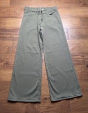 Levi's Women's 318 Shaping Wide Leg Jeans Green Size 32X32