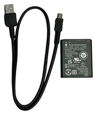 Original Texas Instrument Replacement Battery  OEM Cable for TI-84 Plus CE