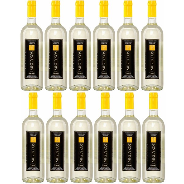 Cavino Imiglykos Weiß 6X 0,75L Flasche | Lieblicher WeißWein Aus Griechenland |-image