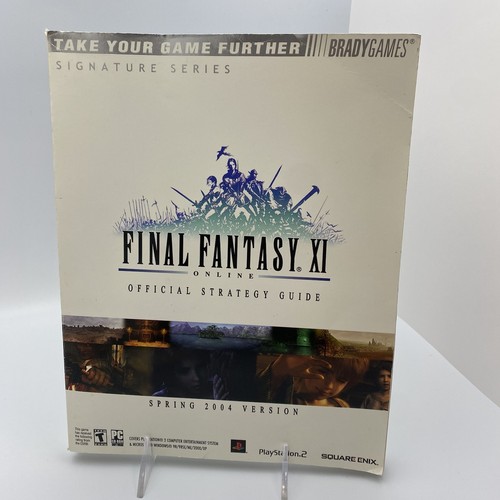 Sony PlayStation Final Fantasy XI Online Official Strategy Guide 2004 Poster