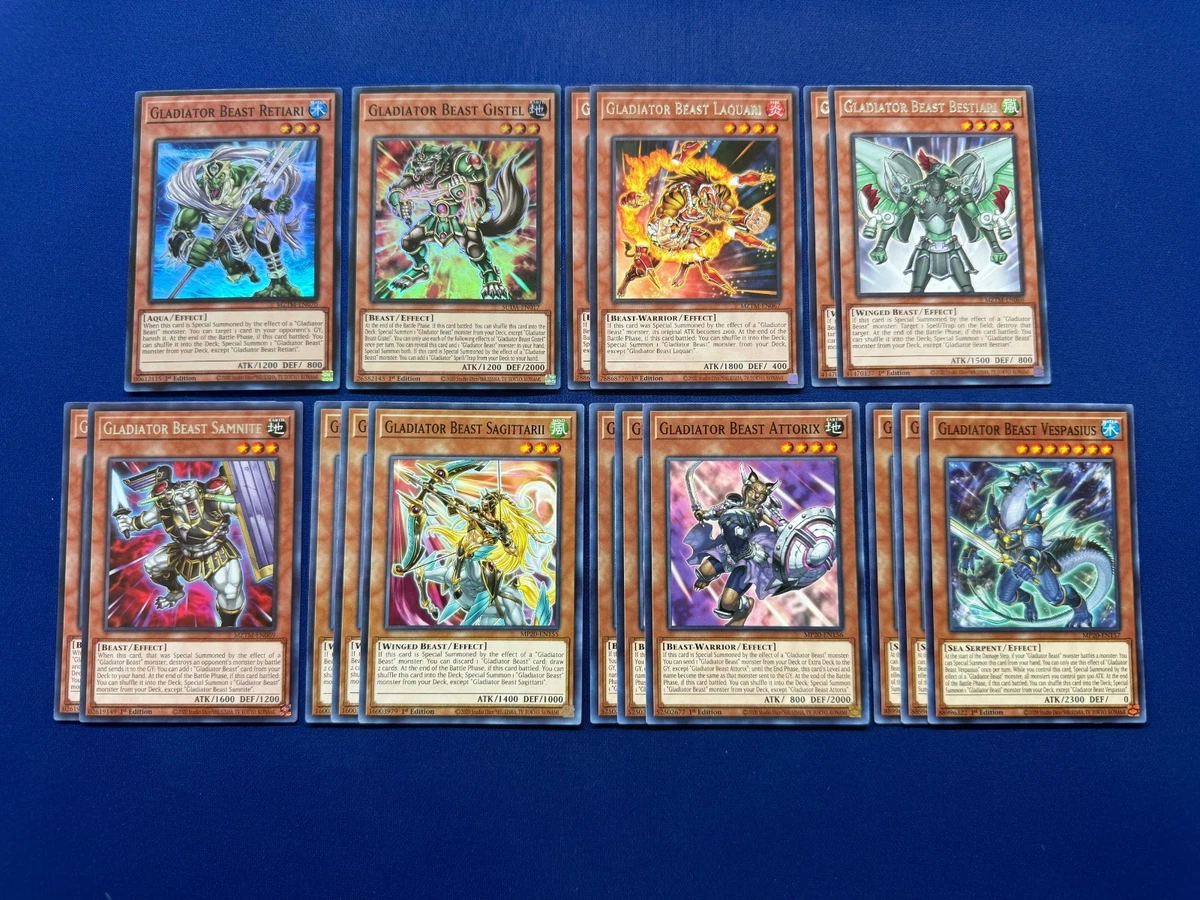 Yu-Gi-Oh! ARC-V - Battle Beast's Complete Gladiator Beast Fusion Deck