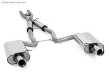  Duplex Komplettanlage ab Kat Audi S4 Cabrio B6 B7 je 100mm rund