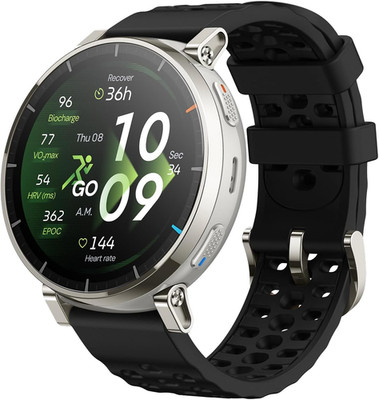 Amazfit Active 3 Premium 45Mm GPS Lauf-Smartwatch, 1,32'' AMOLED Saphir-Display, 
