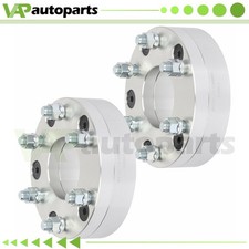 2pc 2 Wheel Adapters 5x5 To 6x5.5 For 6 Lug Rims On 5 Lug Chevy Gmc Hubs 14x1.5