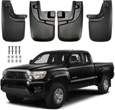 4x Mud Flaps Splash Guards Front Rear Mudflaps For Toyota Tacoma II 2005~2015