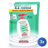 3X Vidal Seife Sack 1200 Ml. Antibakteriell Hergestellt In Italien