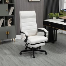 Office Chair Computer Work Desk Ergonomic Armchair Swivel Seat Armrest Footrest