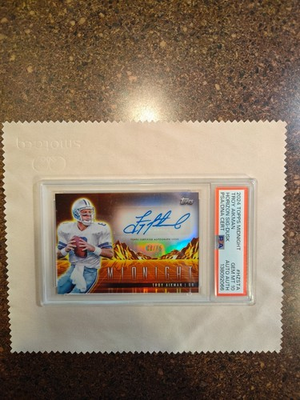 #ad 2024 Topps Midnight Troy Aikman Rare Horizon Signature Dusk Jersey # GM $500.00