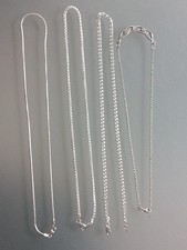 Silver Jewellery 4 chains Necklaces 28g Not Scrap 925 Silver vgc