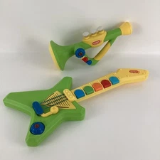 Pop Tunes Guitar Trumpet Musical Instrument Set Lights Sounds Intellect Toys
