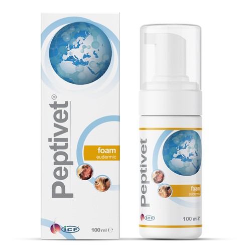 Peptivet Foam Eudermic Foam for Dogs and Cats – Soothing for Itchy Skin – - 