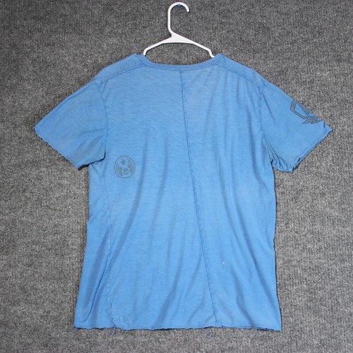 Affliction T Shirt Mens Large Blue Grunge Goth Retro Y2K 2000s Alternative - Picture 4 of 7