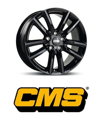 4x CMS C27 7,5x18 5/114,3 ET40 Schwarz Glanz