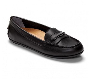 Vionic Orthaheel Ladies HONOR ASHBY Leather Loafers Shoes BLACK Size 6 WIDE NIB 616542542436 | eBay