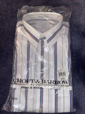 Croft & Barrow Private Stock by Kohls Long Sleeve Dress Shirt | eBay