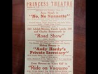 Vintage 1940's Princess Theatre Cookville TN Schedule Anna Neagle, Range Buster  — photo 1