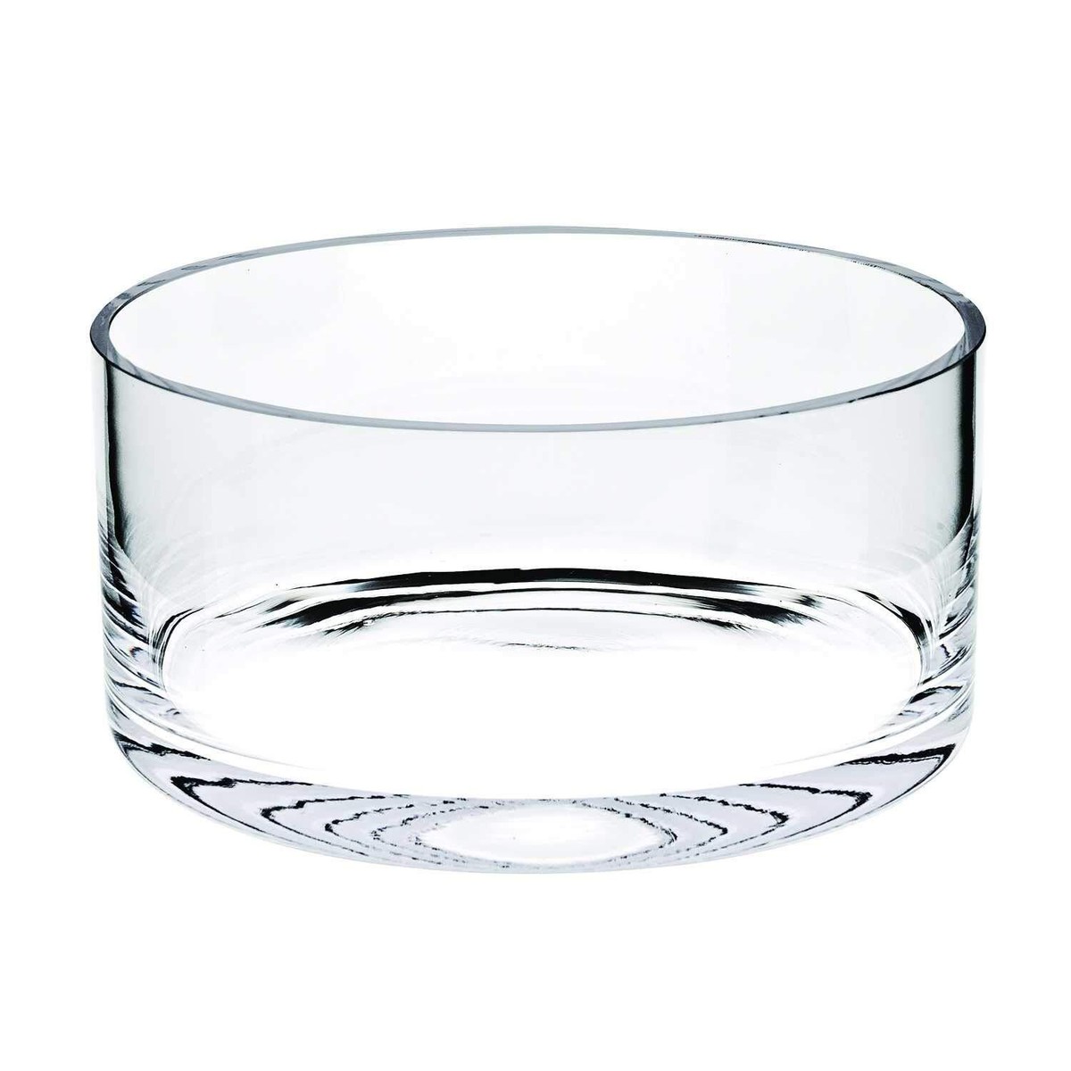 8 Mouth Blown Lead Free Classic Glass Cylinder Bowl 8 Mouth Blown Lead Free Classic Glass Cylinder Bowl