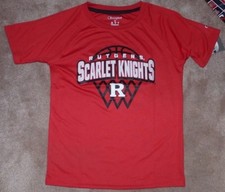 NEW NCAA Rutgers Scarlet Knights Basketball T Shirt Youth Boys M Medium 8 10 NWT