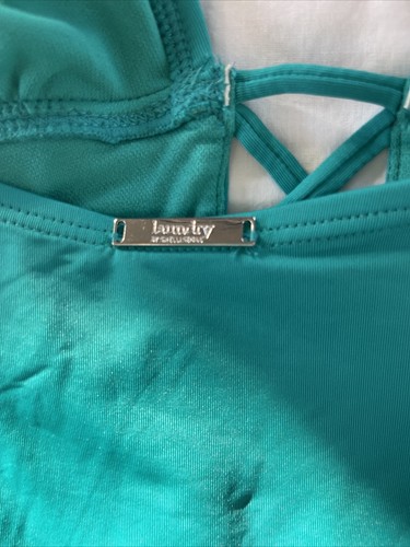 Ladies Laundry size large tank style swimsuit teal green beautiful - Picture 7 of 8