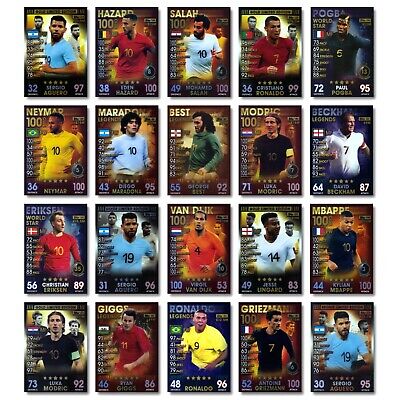 MATCH ATTAX World Cup 2014 LE3 Cristiano Ronaldo Argent édition Limitée Carte