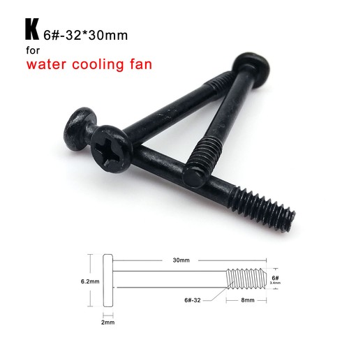 25pcs Computer PC Case HDD SSD Phillips Flat Round Head Repair Mount Screw Bolt - Picture 19 of 19