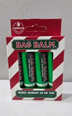 Bag Balm Lip Moisturizer 4 Pack - Gift box - each tube 0.33 oz