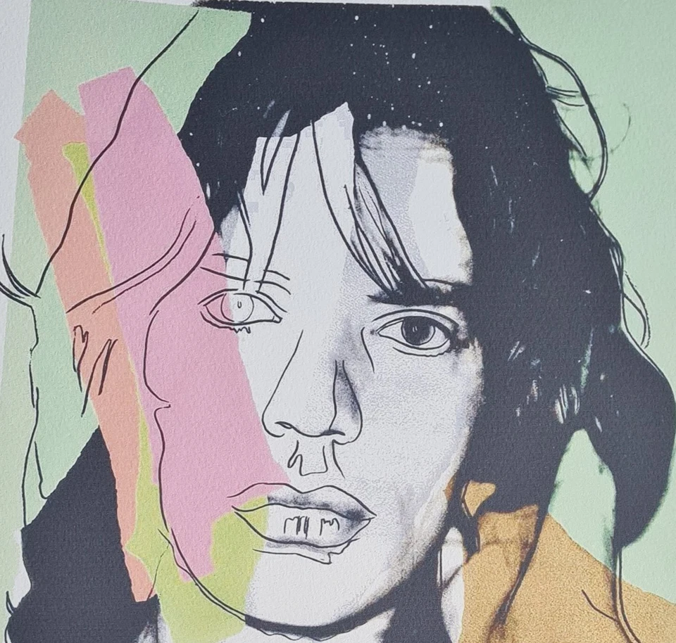 ANDY WARHOL * Mick Jagger * 50 x 40 cm * signed lithograph * limited # 111/200 - Bild 4 von 4