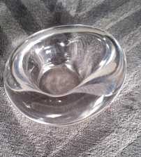 DARTINGTON Heavy Thick Rimmed Clear Glass Tealight/Votive Candle Holder 7 x 11cm