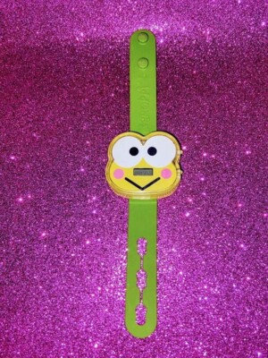 Sanrio Keroppi Digital Wristwatch Buckle Band Uhr watch mc donald's
